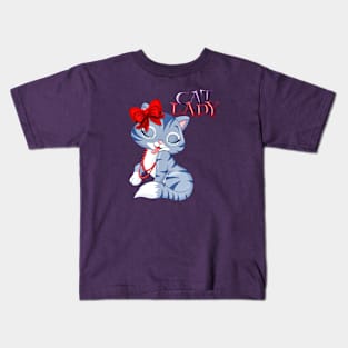 Cat Lady Kids T-Shirt
